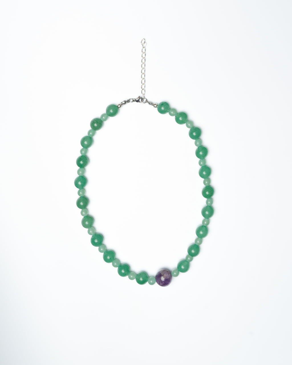 Aventurine & Amethyst Contrast