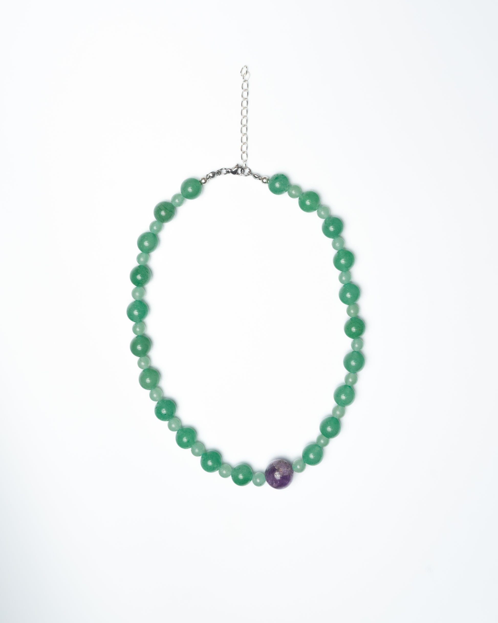 Aventurine & Amethyst Contrast