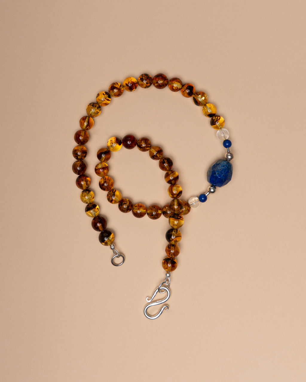 Amber & Lapis Lazuli