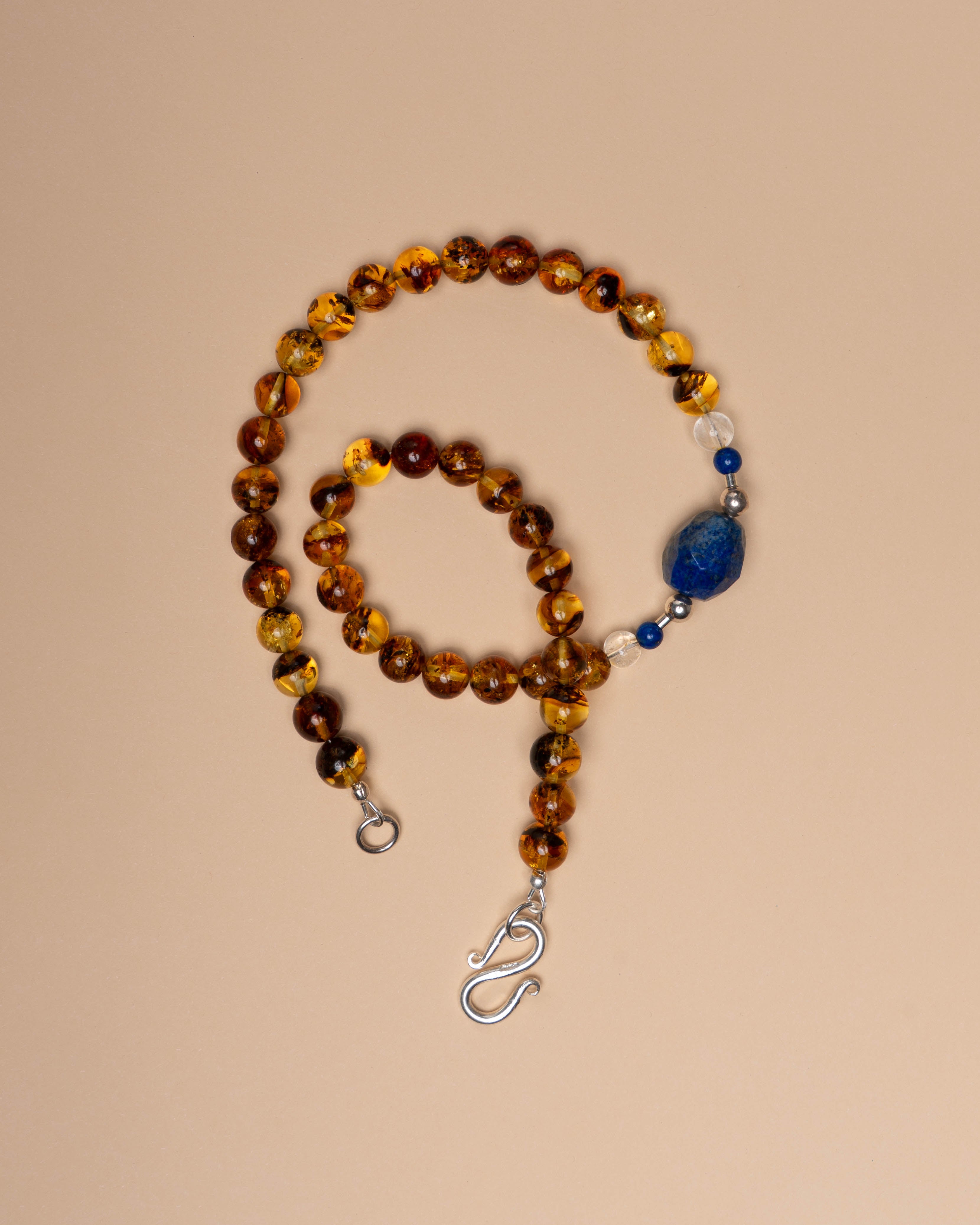 Amber & Lapis Lazuli