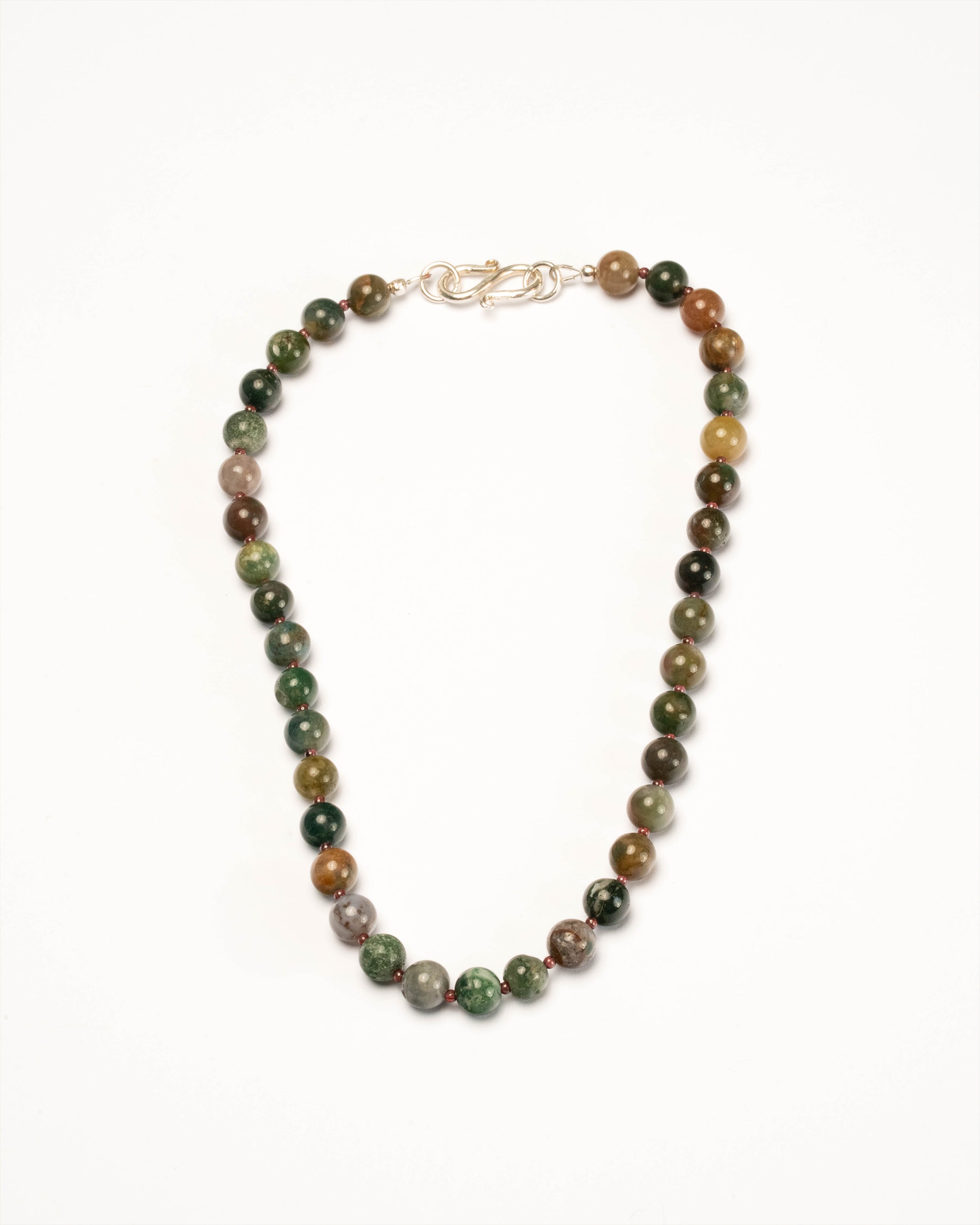 Indian Agate beaded necklace