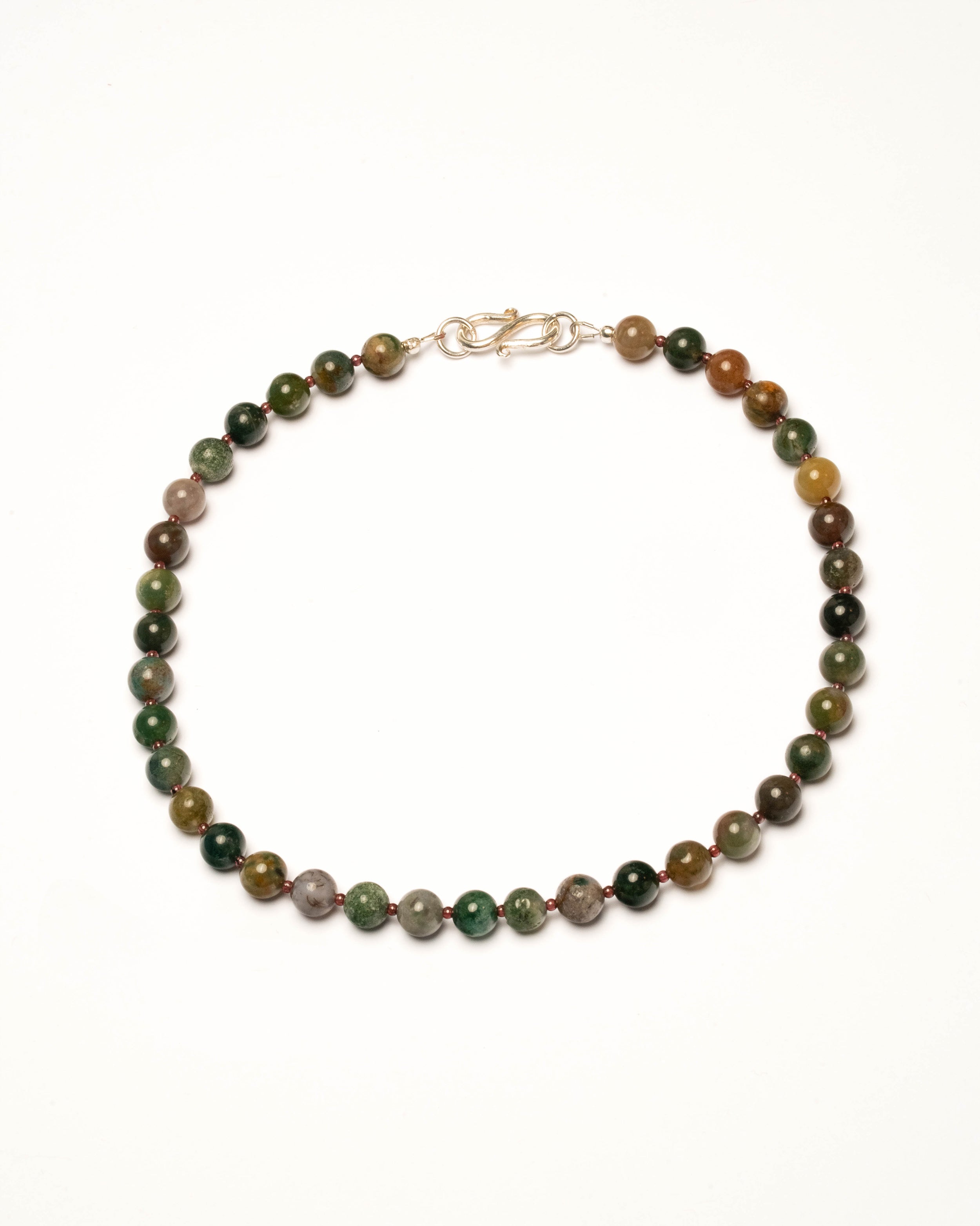 Indian Agate beaded necklace