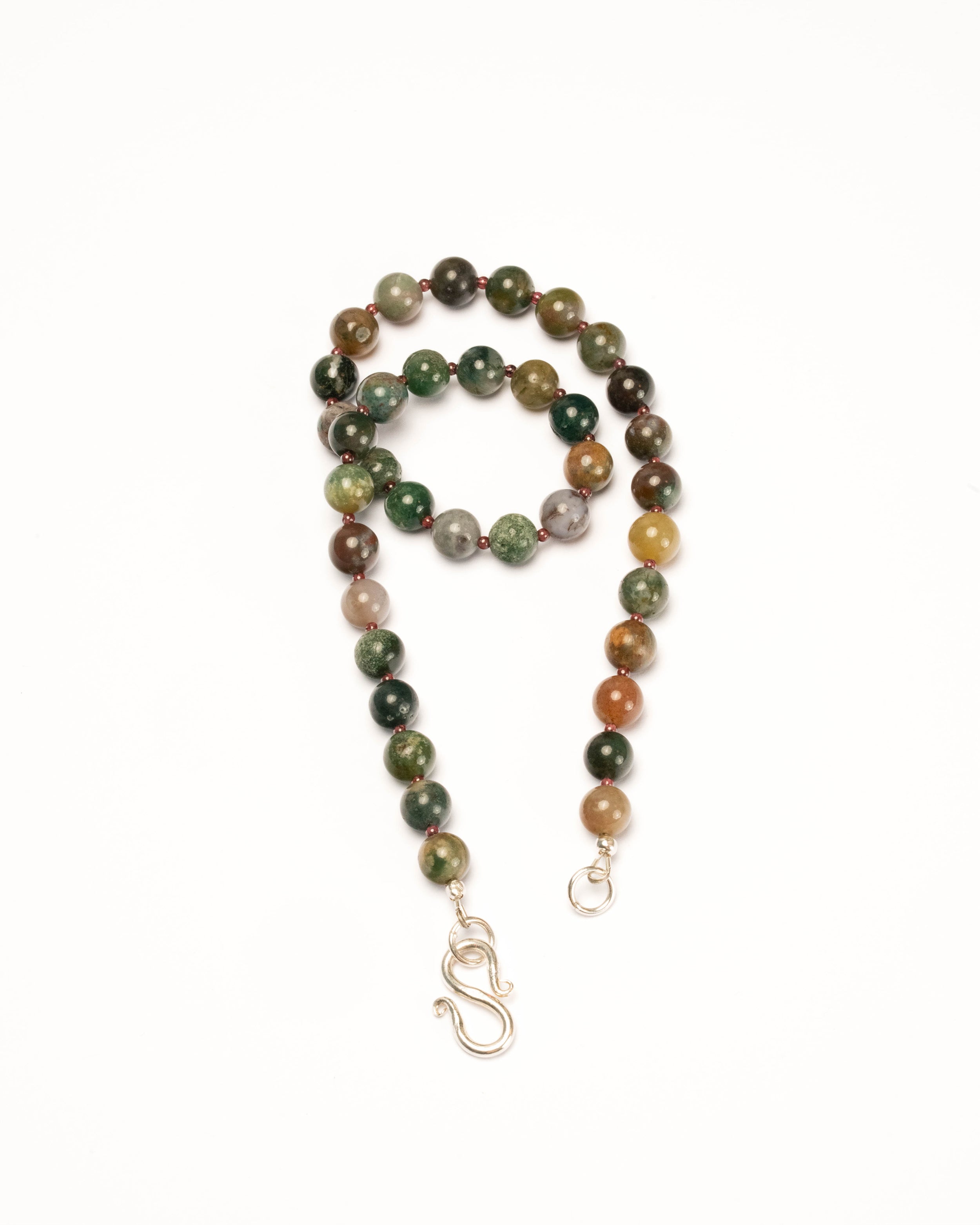 Indian Agate beaded necklace