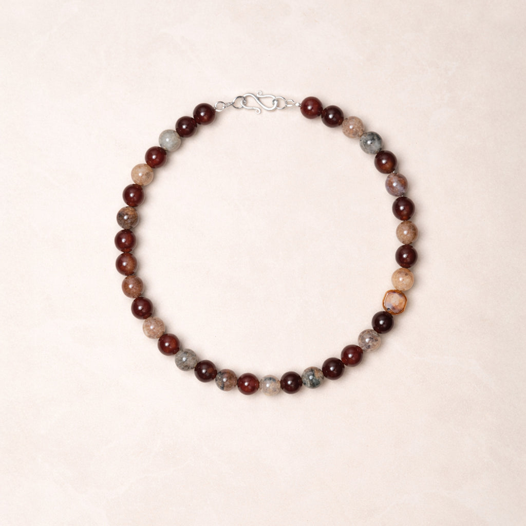Red Agate & Phantom Quartz