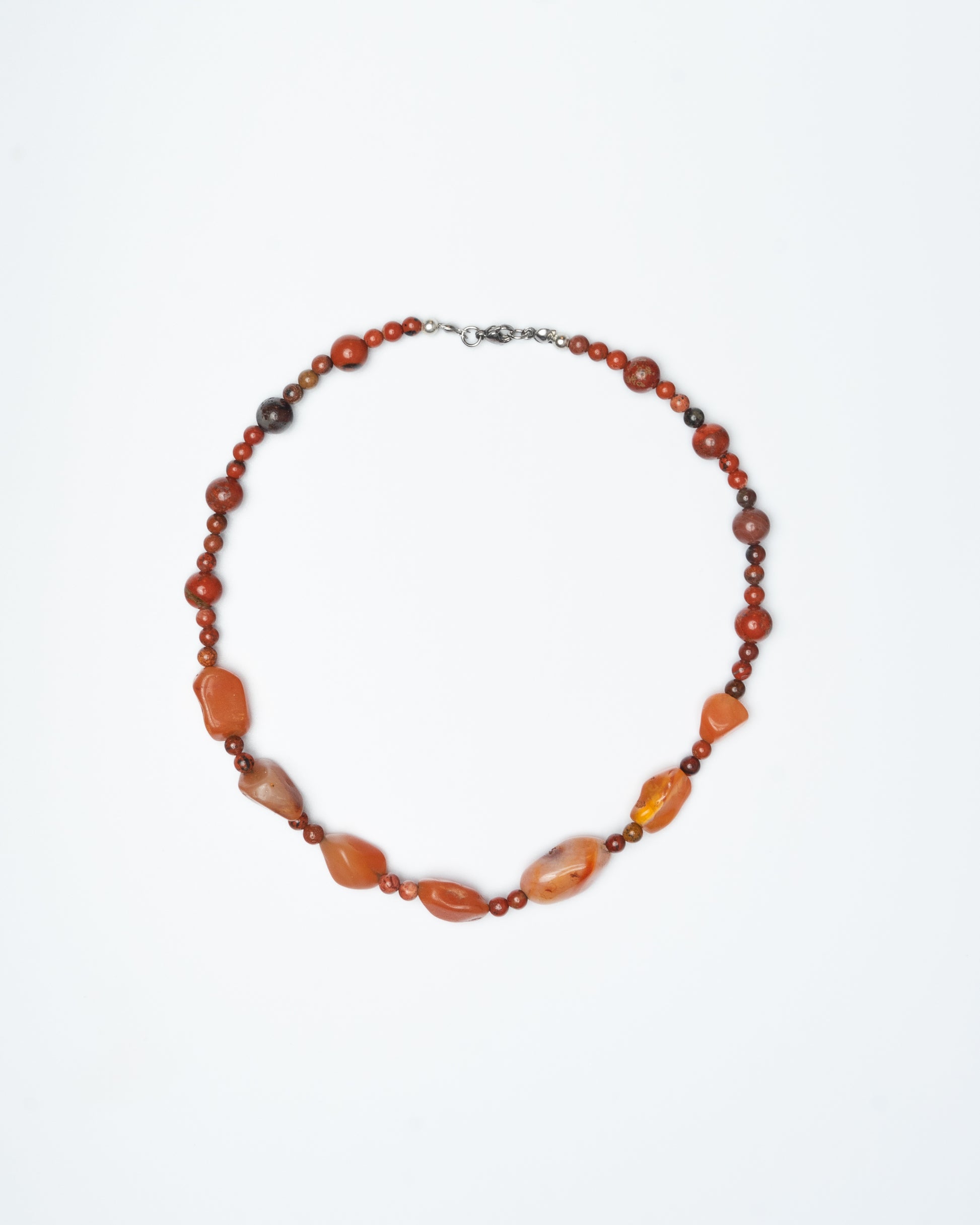 Red Jasper & Upcycled Gemstones