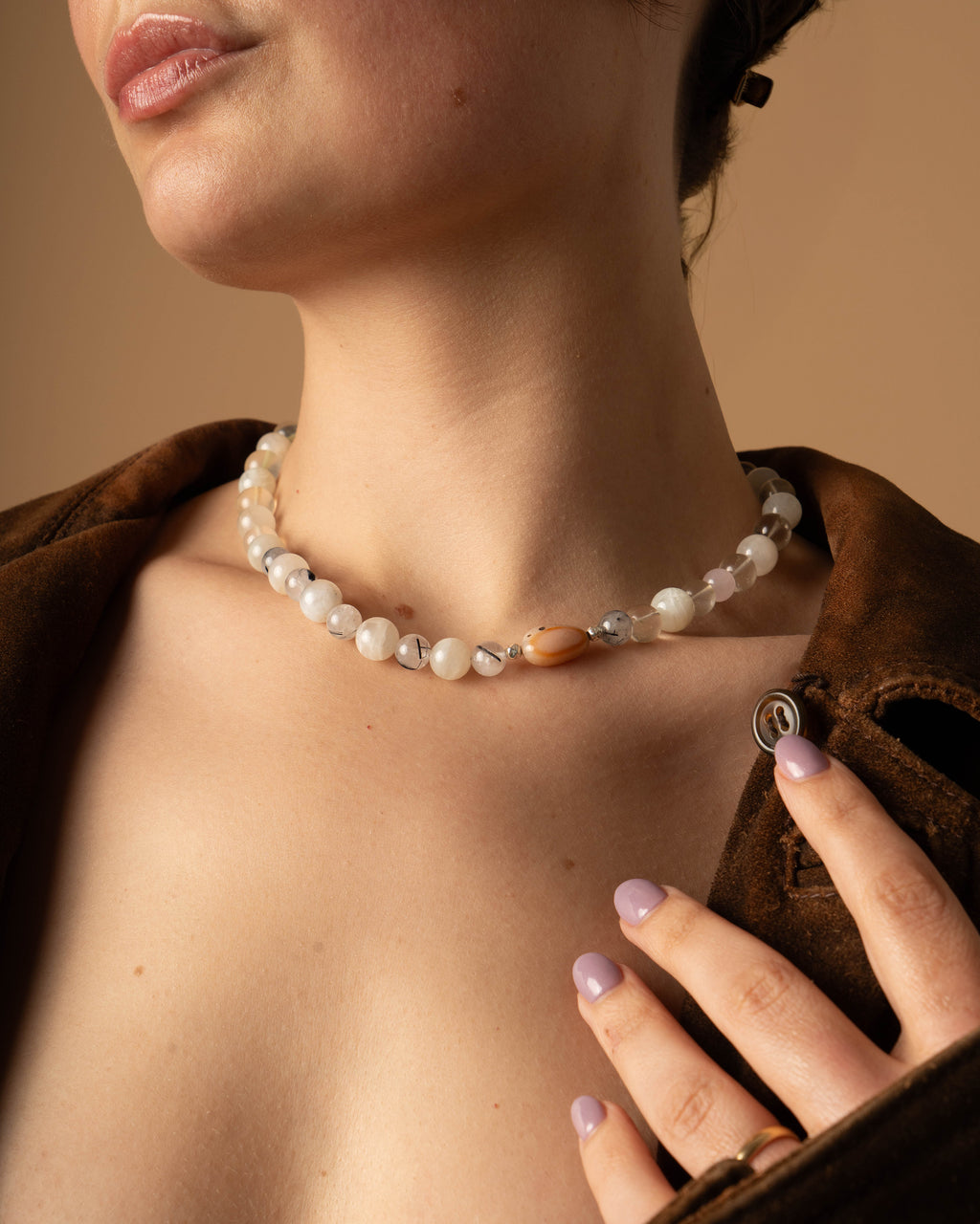 Mixed Gemstone Necklace — Unikat