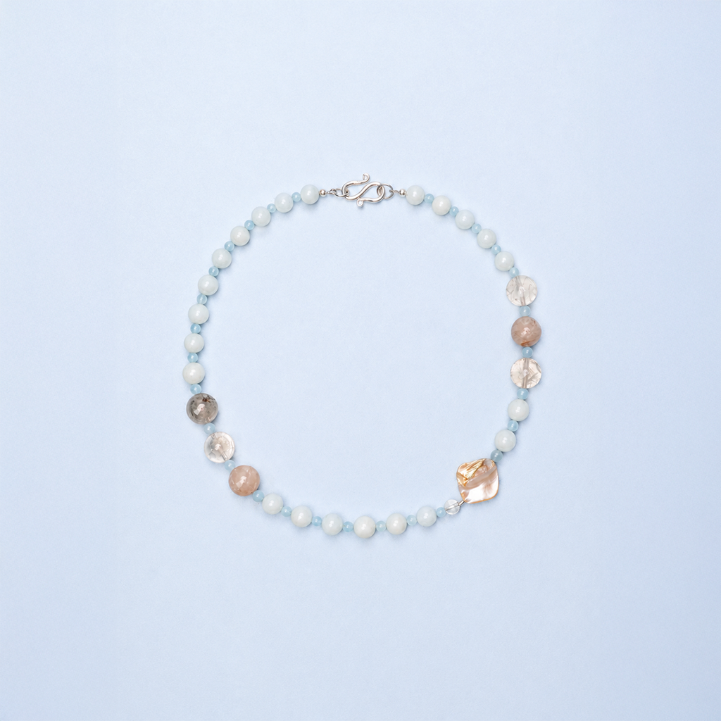 Aquamarine & Mother of Pearl