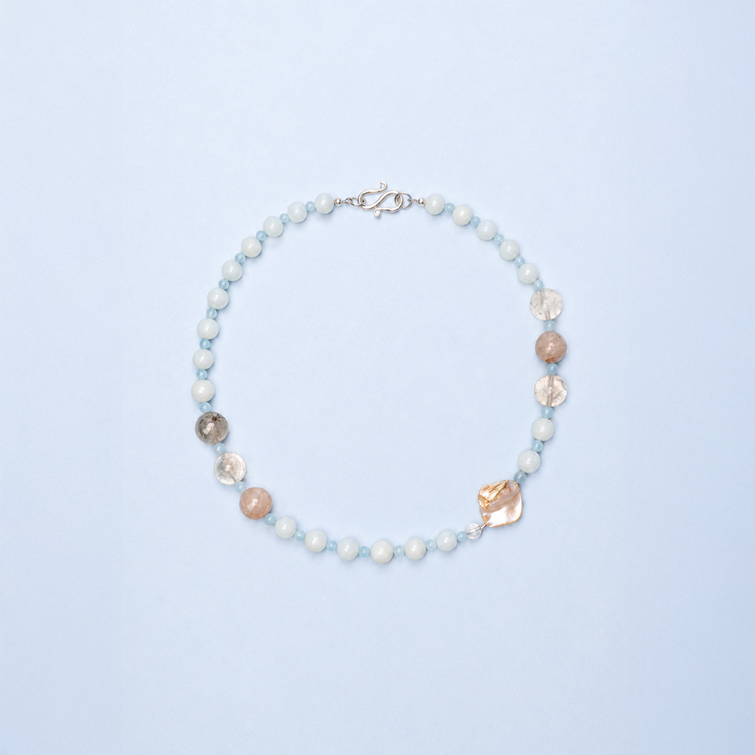 Aquamarine & Mother of Pearl