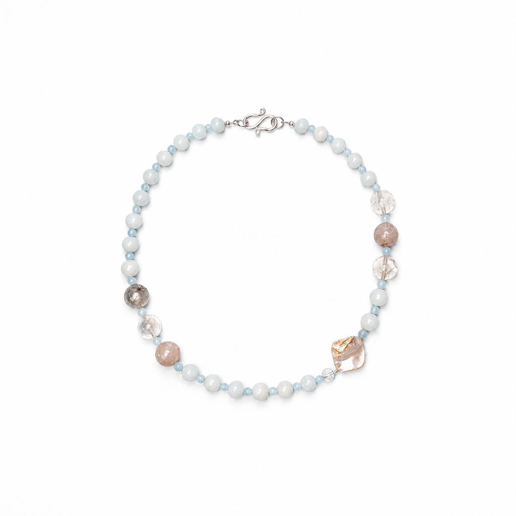 Aquamarine & Mother of Pearl