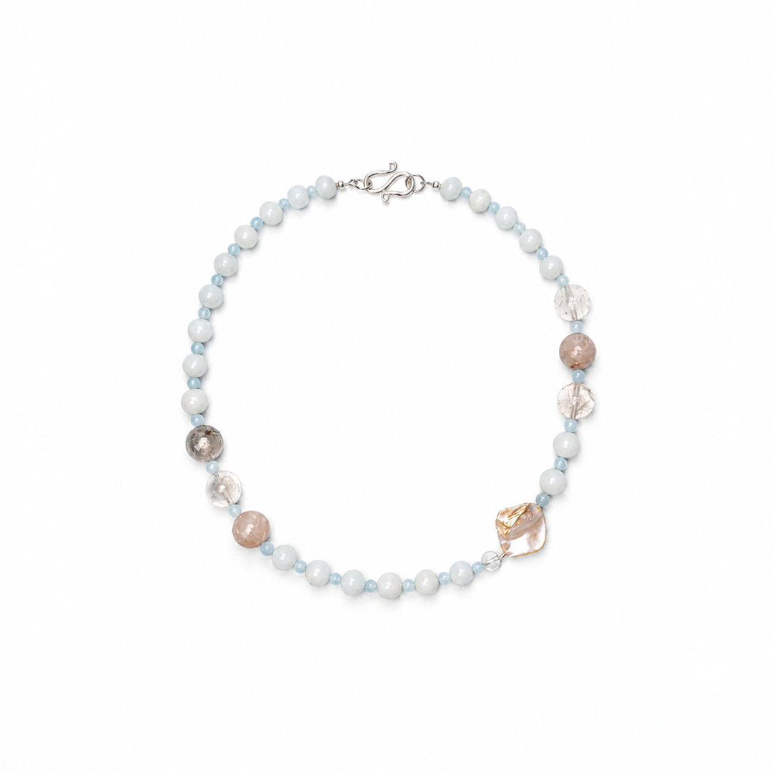 Aquamarine & Mother of Pearl