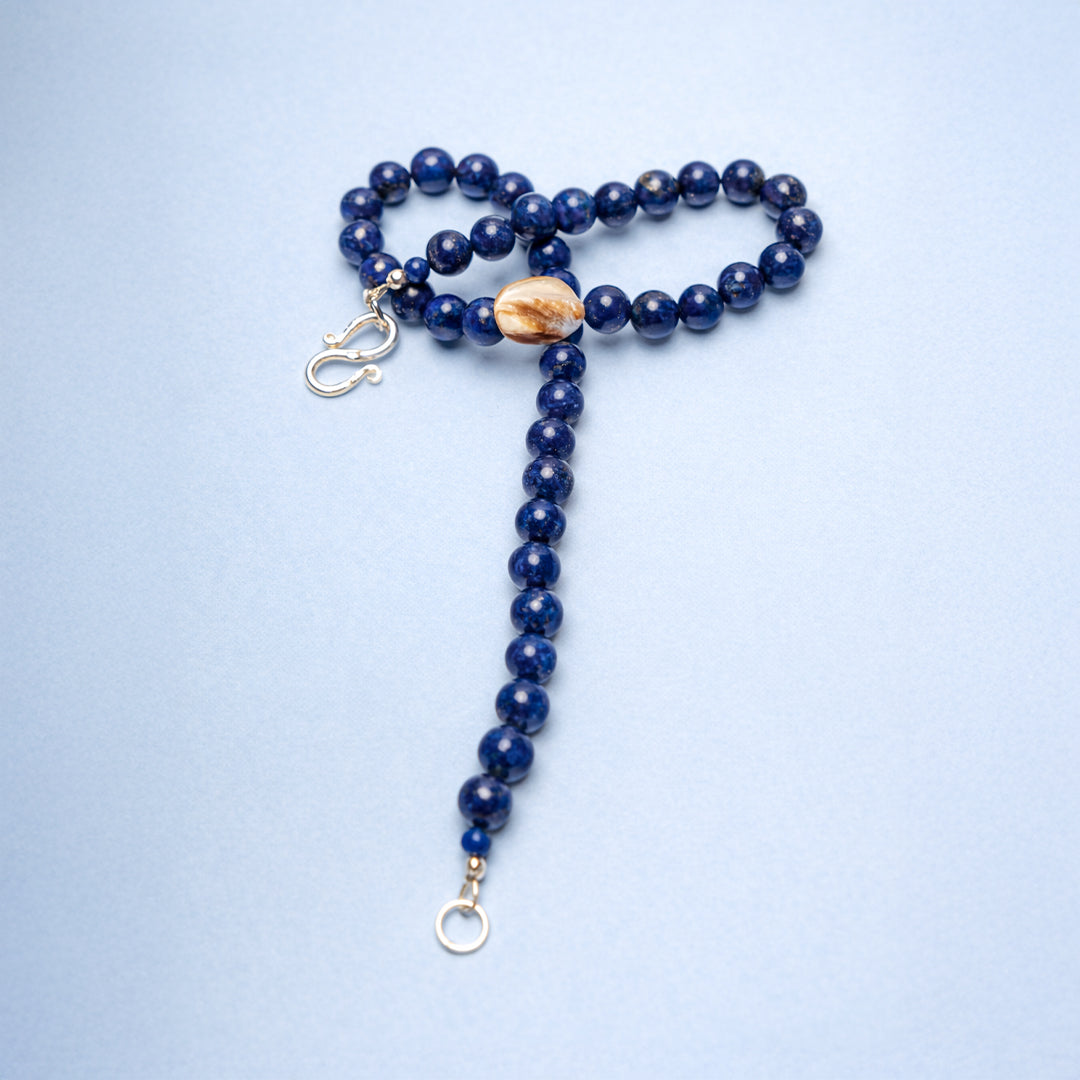 lapis lazuli & mother of pearl