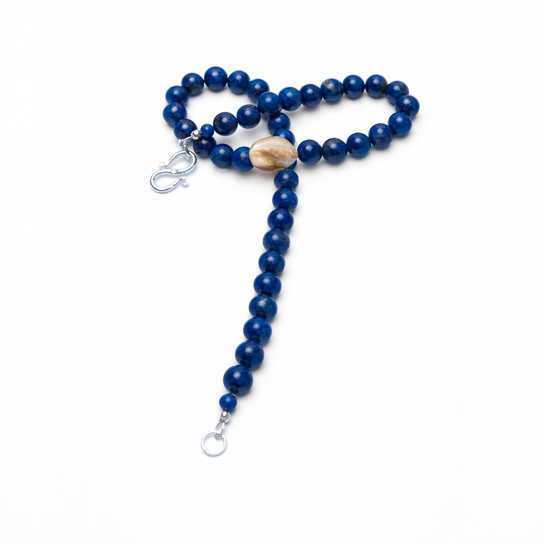 lapis lazuli & mother of pearl