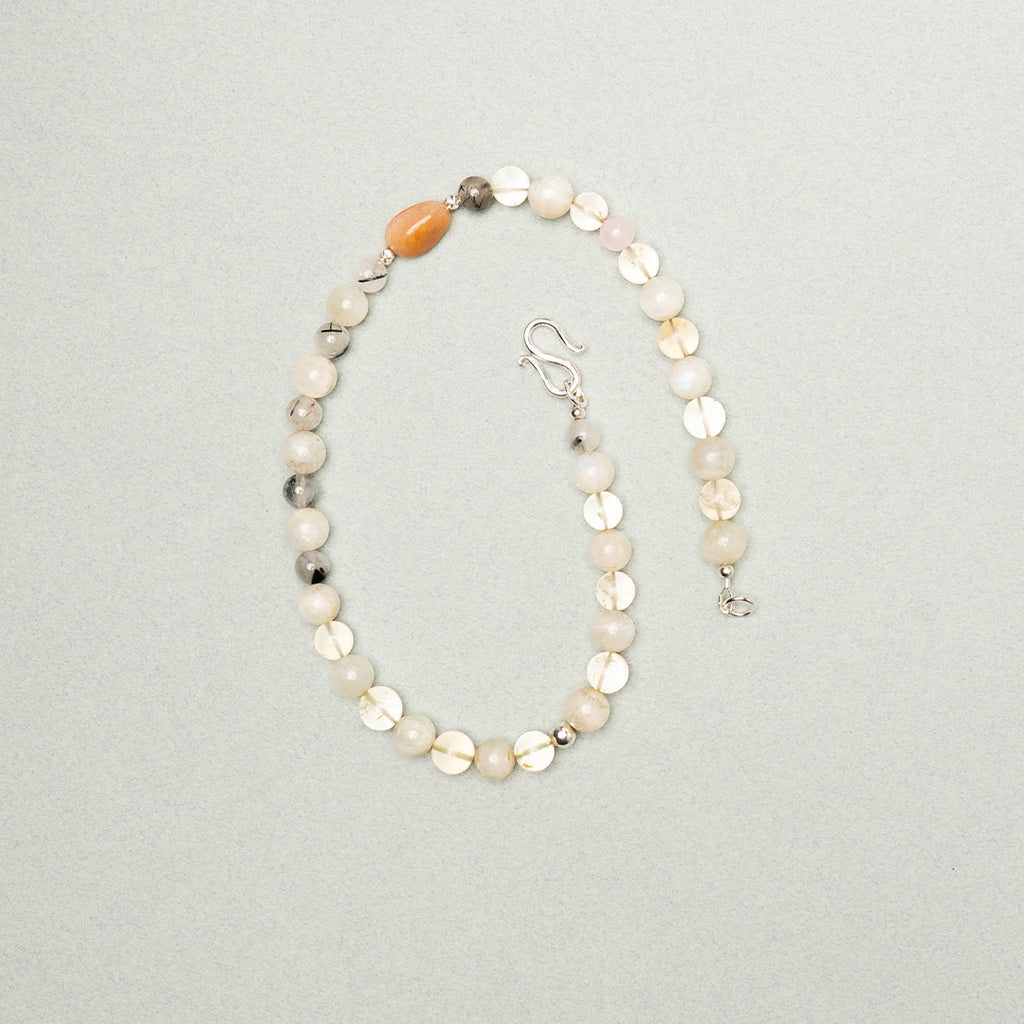 Mixed Gemstone Necklace — Unikat
