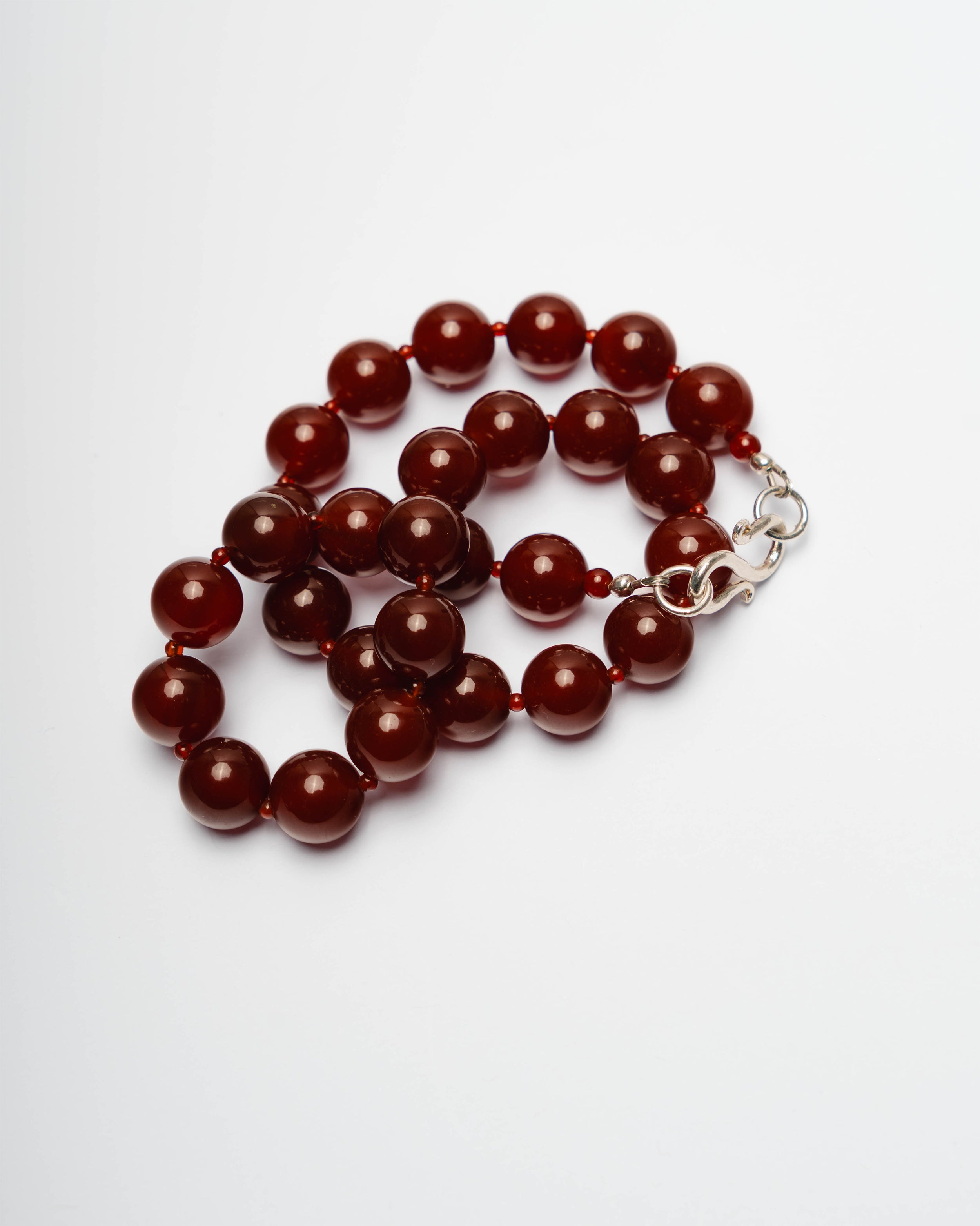 red agate necklace