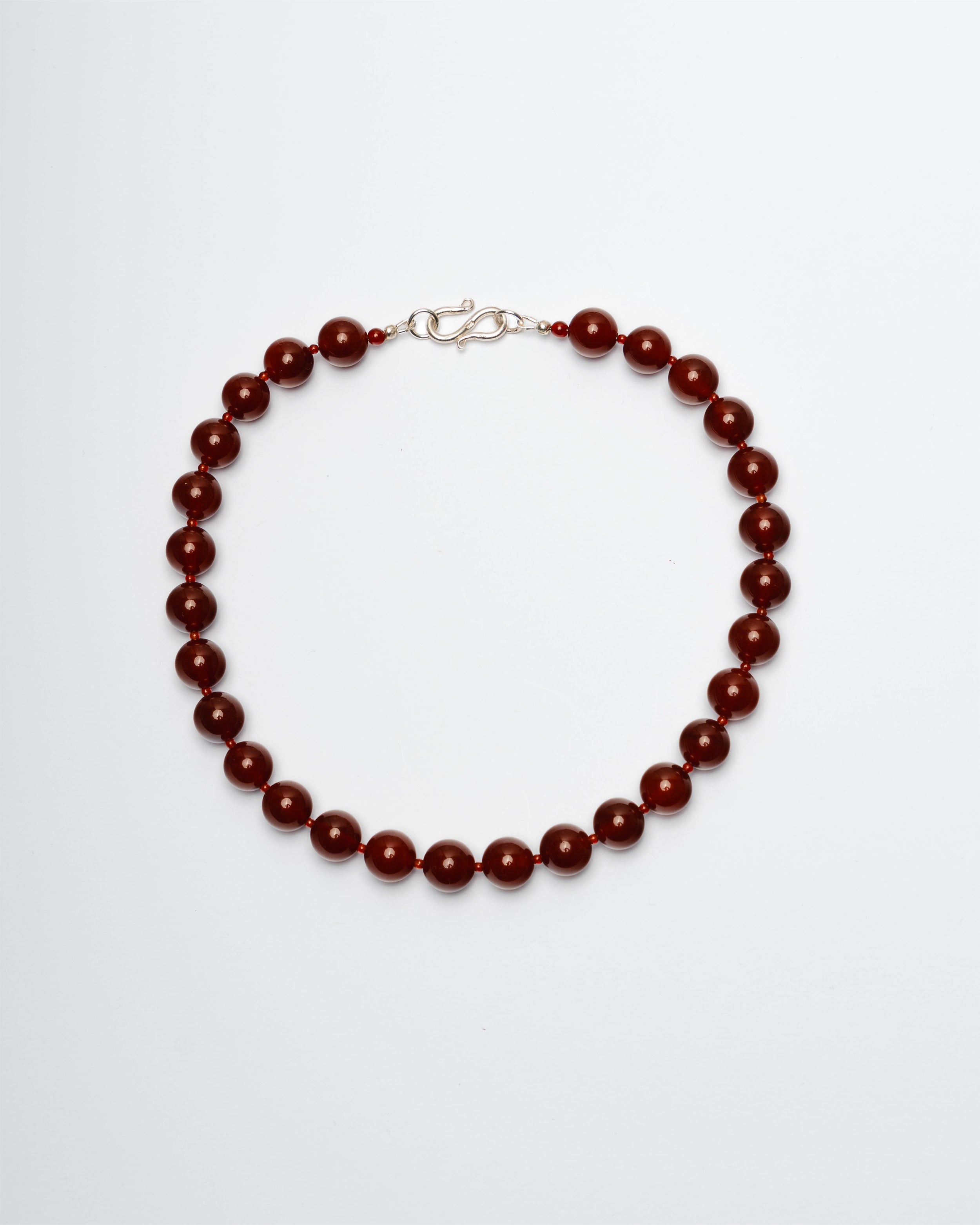 red agate necklace
