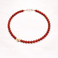 red agate & mother of pearl